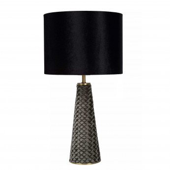 Lucide Lampada da tavolo con struttura moderna in metallo e paralume in cotone Extravaganza Velvet