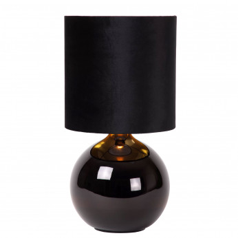 Lucide Lampada da tavolo in vetro dal design moderno con diffusore in tessuto Esterad