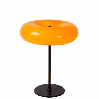 Lucide Lampada da tavolo moderna con struttura in metallo e diffusore in vetro Sentino