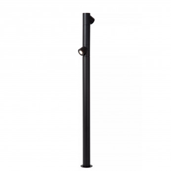 Lucide Paletto luce da giardino alto in alluminio per esterni con 2 LED Ibamba