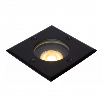 Lucide Lampada da terra da incasso quadrata per esterno con struttura in alluminio Biltin
