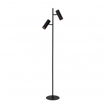 Lucide Lampada da terra moderna con struttura in alluminio e diffusori orientabili Clubs