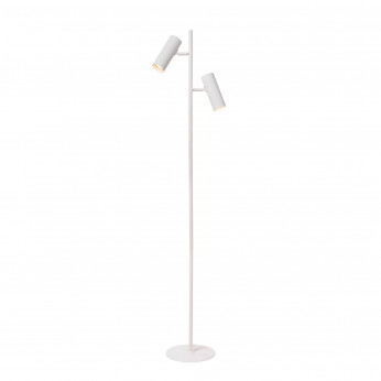 Lucide Lampada da terra moderna con struttura in alluminio e diffusori orientabili Clubs