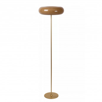 Lucide Lampada da terra moderna con struttura in metallo e diffusore in vetro Sentino