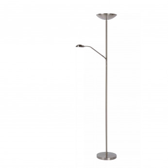 Lucide Piantana a LED dimmerabile con struttura in metallo moderna con doppio diffusore Zenit
