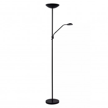Lucide Piantana a LED dimmerabile con struttura in metallo moderna con doppio diffusore Zenit