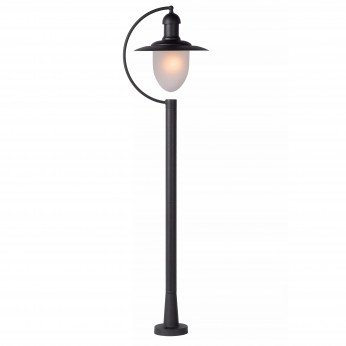Lucide Lampione da giardino con struttura in alluminio e diffusore in vetro Aruba