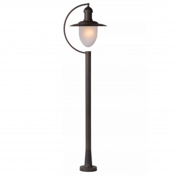 Lucide Lampione da giardino con struttura in alluminio e diffusore in vetro Aruba