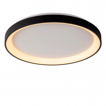 Lucide Plafoniera grande con struttura rotonda in metallo e diffusore in acrilico Vidal