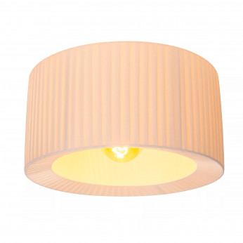 Lucide Plafoniera moderna con struttura rotonda in metallo e diffusore in tessuto Fold