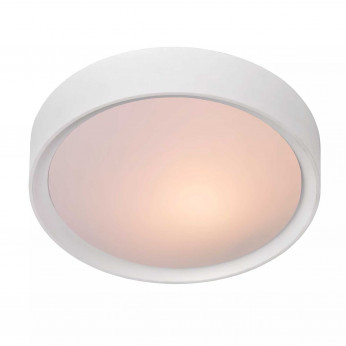 Lucide Plafoniera rotonda piccola con struttura in metallo e diffusore in acrilico Lex