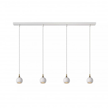 Lucide Sospensione con 4 pendenti con struttura in metallo dal design elegante Favori