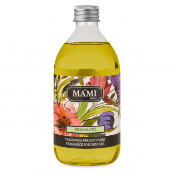 Mami Milano Profumazione per ambiente ricarica diffusore a fiore da 500ml "Fior di Loto" Giardino delle fragranze