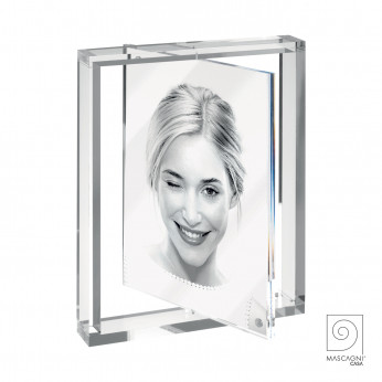 Mascagni Portafoto con cornice rotante in plexiglass Acrylic