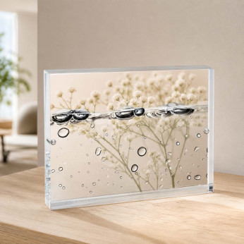 Mascagni Portafoto da tavolo con cornice in plexiglass dal design elegante