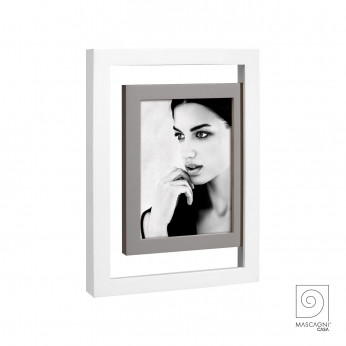 Mascagni Portafoto da tavolo moderno con cornice in legno