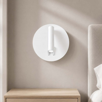 Maytoni Applique a LED ultramoderna con paralume orientabile in metallo Ios 176