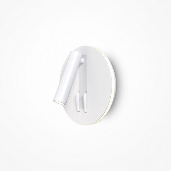 Maytoni Applique a LED ultramoderna con paralume orientabile in metallo Ios 176