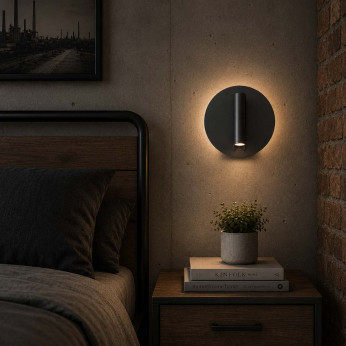 Maytoni Applique a LED ultramoderna con paralume orientabile in metallo Ios 176