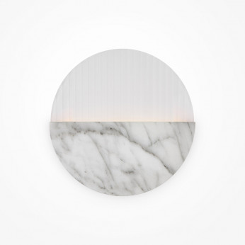 Maytoni Applique da parete a LED con struttura in alluminio effetto marmo Jupiter