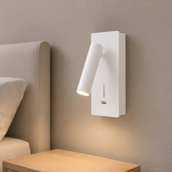 Maytoni Applique da parete con diffusore a led struttura in metallo dal design moderno Mirax