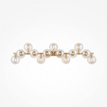 Maytoni Applique da parete grande con bocce in vetro soffiato dalle linee moderne Dallas