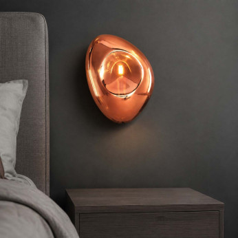 Maytoni Applique da parete in metallo con diffusore in vetro dal design elegante Mabell