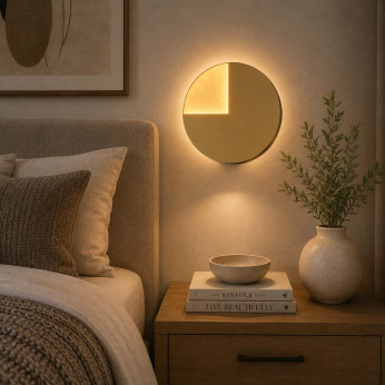 Maytoni Applique da parete media a LED struttura in metallo e diffusore in acrilico Jupiter