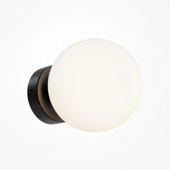 Maytoni Applique da parete moderna con diffusore a boccia in vetro piccola Basic Form
