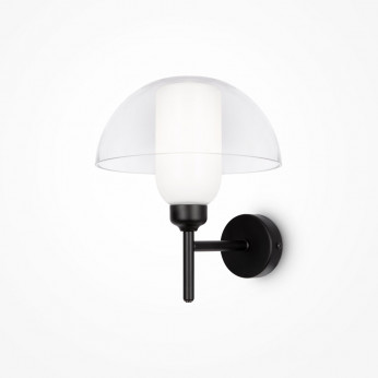 Maytoni Applique da parete moderna con diffusore in vetro a forma di fungo Memory