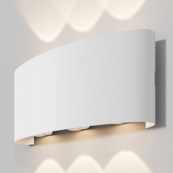 Maytoni Applique da parete per esterno moderna a LED con struttura grande in metallo Strato