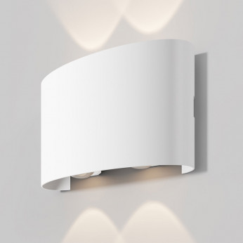 Maytoni Applique da parete per esterno moderna a LED con struttura piccola in metallo Strato
