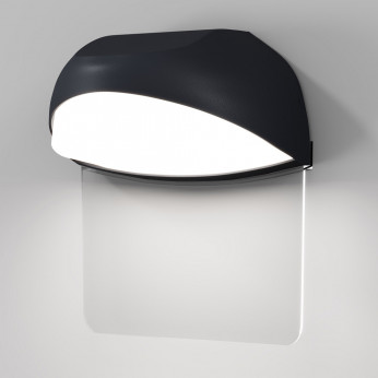 Maytoni Applique per esterno con struttura in alluminio e diffusore LED in acrilico Gloss