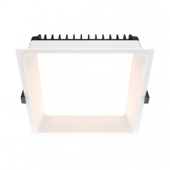 Maytoni Faretto a incasso a LED quadrato in alluminio dal design moderno per bagno Okno