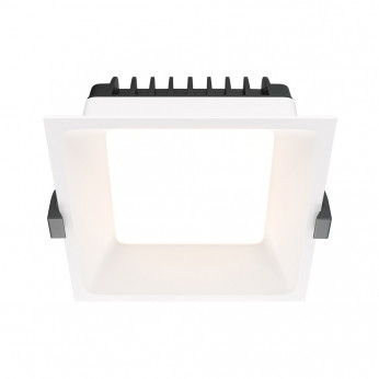Maytoni Faretto a incasso a LED quadrato in alluminio dal design moderno per bagno Okno
