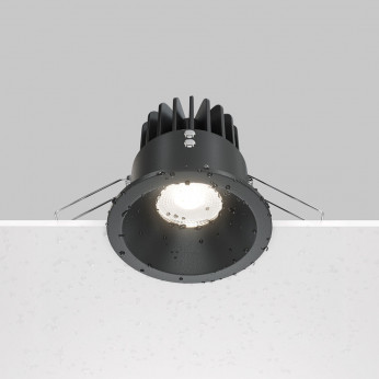 Maytoni Faretto a LED da incasso in alluminio rotondo dal design moderno Zoom