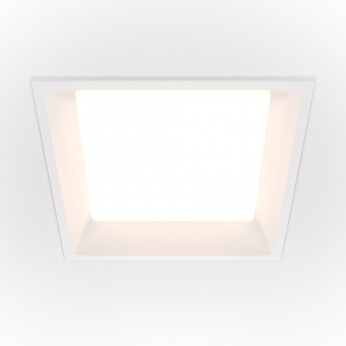 Maytoni Faretto da incasso a LED con struttura quadrata in alluminio dal design moderno Okno