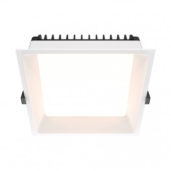 Maytoni Faretto da incasso a LED con struttura quadrata in alluminio dal design moderno Okno
