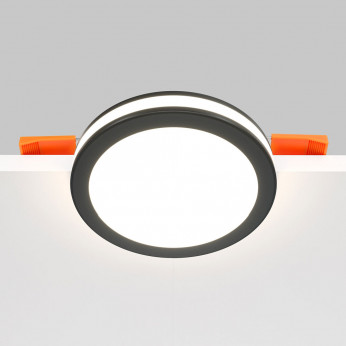 Maytoni Faretto da incasso a Led rotondo con struttura in alluminio verniciata Phanton