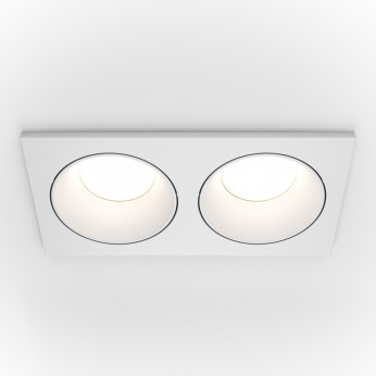 Maytoni Faretto da incasso in alluminio rettangolare con 2 faretti dal design moderno Zoom