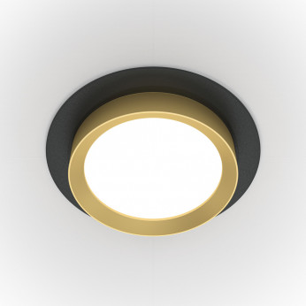 Maytoni Faretto da incasso rotondo in alluminio verniciato in stile moderno Downlight