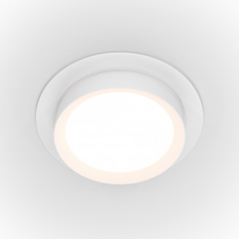 Maytoni Faretto da incasso rotondo in alluminio verniciato in stile moderno Downlight