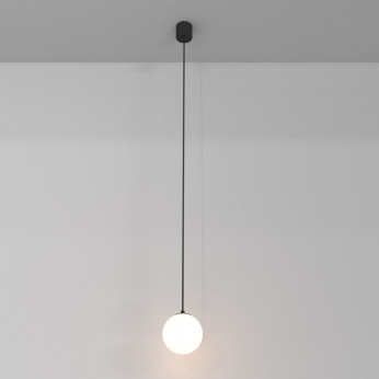 Maytoni Lampada a sospensione a led piccola con diffusore moderno in acrilico a boccia Luna