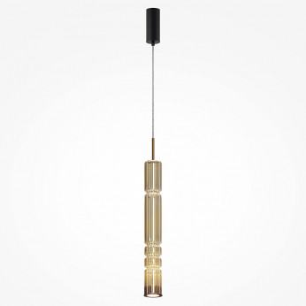 Maytoni Lampada a sospensione a LED con diffusore in vetro grande dal design moderno Ordo