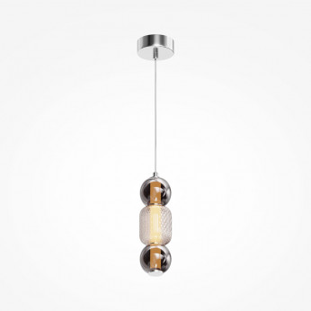 Maytoni Lampada a sospensione a LED con diffusore pendente in vetro dal design moderno Drop