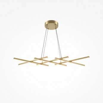Maytoni Lampada a sospensione a LED con struttura in alluminio dal design moderno Halo