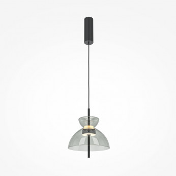 Maytoni Lampada a sospensione con diffusore a coppa in vetro a led Bangkok
