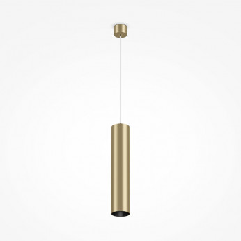 Maytoni Lampada a sospensione con singolo diffusore tubolare dal design moderno Focus