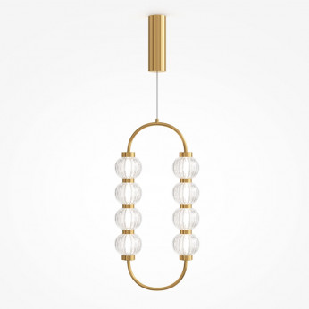 Maytoni Lampada a sospensione con struttura in metallo e diffusore in vetro a led Amulet