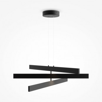 Maytoni Lampada a sospensione con triplo diffusore a LED lineare dal design moderno Origami